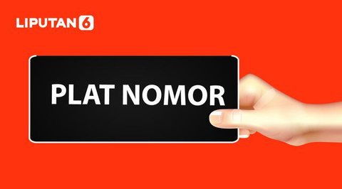 Ilustrasi Tanda Nomor Kendaraan Plat R/ Ilustrasi AI