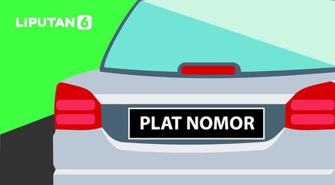 Ilustrasi Tanda Nomor Kendaraan Plat R/ Ilustrasi AI