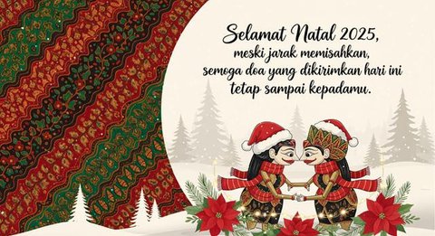 Ucapan Natal untuk Menjaga Persahabatan di Tahun 2025/ Ilustrasi AI