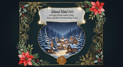 Ucapan Natal untuk Menjaga Persahabatan di Tahun 2025/ Ilustrasi AI