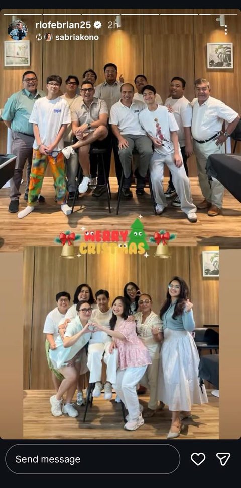 Potret Keluarga Artis Beda Agama Rayakan Natal (instagram/jenniferbachdim)