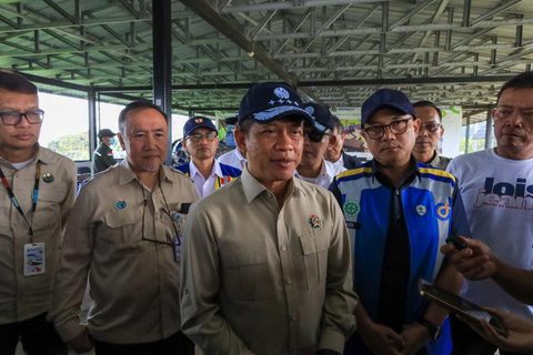Tumpukan sampah di salah satu rest area di Tol Trans Jawa. (dok. Biro Humas KLH)