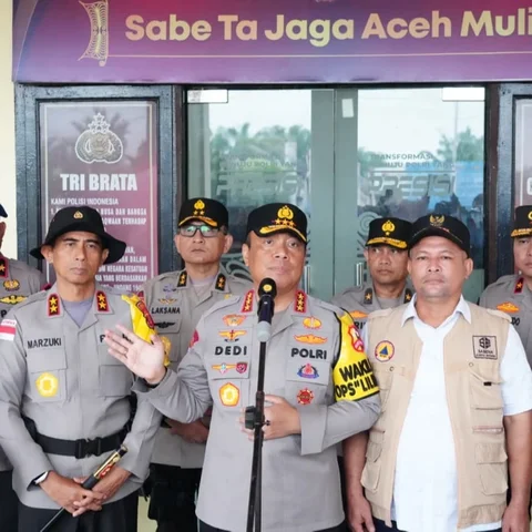 Bantuan Polri untuk Korban Bencana Aceh
