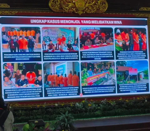 WNA terjerat pidana di Bali sepanjang 2025