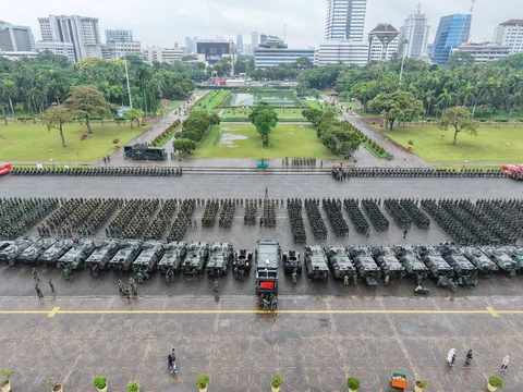 Jaga Malam Tahun Baru, TNI Kerahkan 5.000 Personel dan Kendaraan Taktis di Jakarta