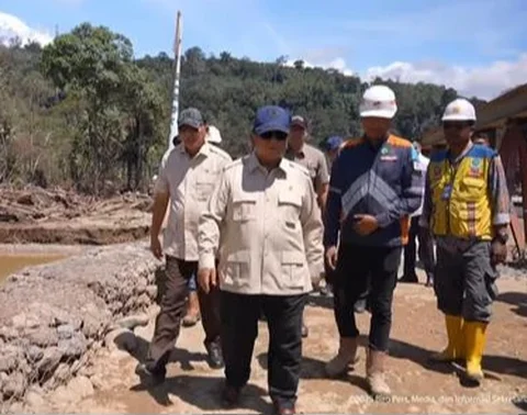 Presiden Prabowo Subianto di Kabupaten Tapanuli Selatan, Sumatra Utara  (Biropers)