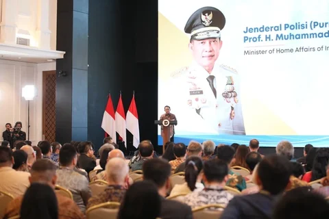 Mendagri Tito Karnavian saat menghadiri Alliance of Alumni Associations (AAA) Conference 1.0: Connecting Global Expertise with Indonesian Opportunities