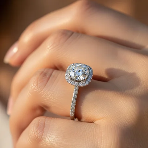 Model Cincin Nikah Diamond (Image by Gemini AI)