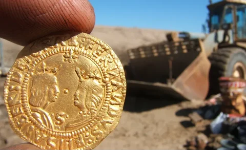 koin emas di kapal harta karun namibia