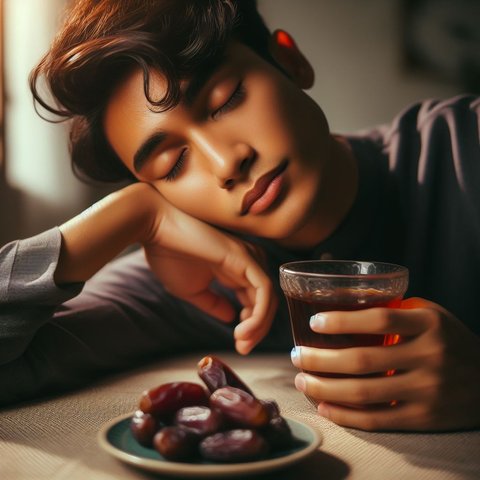 Ilustrasi Lemas dan Mengantuk saat Berpuasa