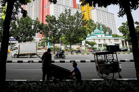 Suasana Wisma Atlet Kemayoran, yang akan disiapkan menjadi hunian bagi Masyarakat Berpenghasilan Rendah (MBR) dan Aparatur Sipil Negara (ASN), Jakarta, pada Selasa (11/2/2025).