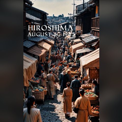 Indahnya Kehidupan Masyarakat Hiroshima sesaat Sebelum Dibom Atom Amerika, Langsung Berubah Menjadi 'Neraka'