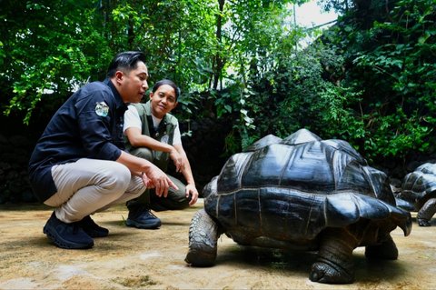 Keseruan Menhut Raja Juli Main ke Aviary Irfan Hakim