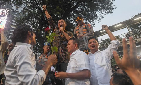 Prasetyo mengapresiasi sikap kritis mahasiswa terhadap kebijakan yang dikeluarkan oleh pemerintah. Karena itulah, Prasetyo bersedia hadir di tengah-tengah mahasiswa.