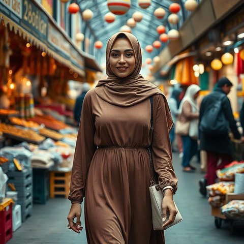 Baju Lebaran warna Mocha Mousse