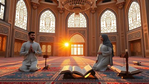 tips menjaga kesehatan di bulan ramadhan Ilustrasi dibuat AI