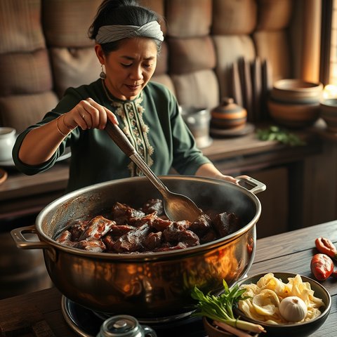 Cara Masak Rendang Daging Sapi