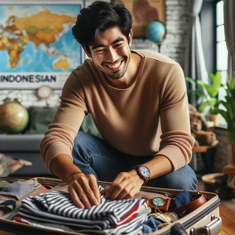 Ilustrasi Berkemas-kemas