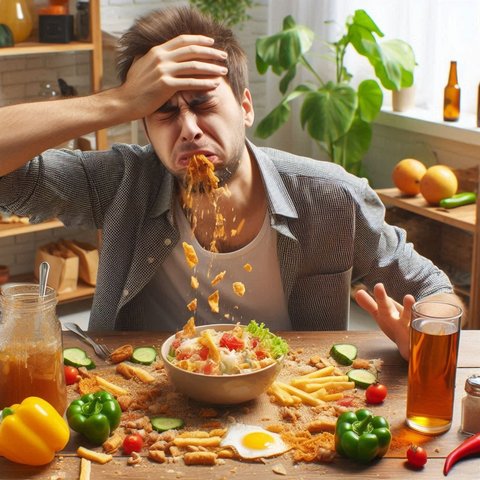 Ilustrasi Keracunan Makanan