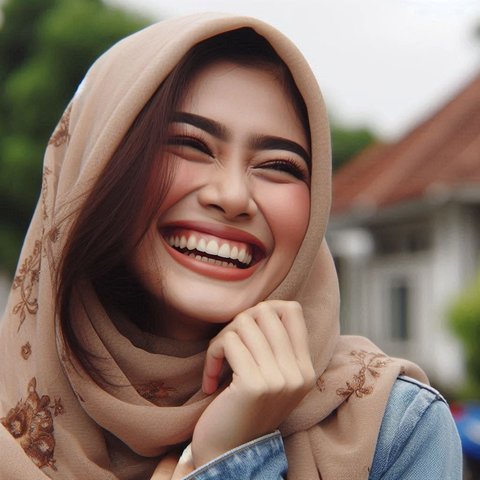 Ilustrasi Tertawa
