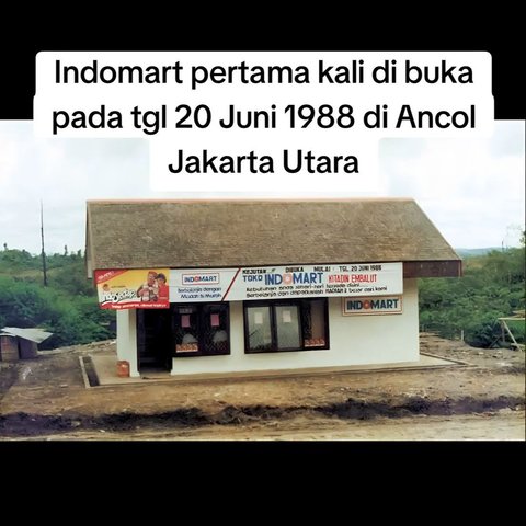 Potret Gerai Indomaret Pertama 37 Tahun lalu
