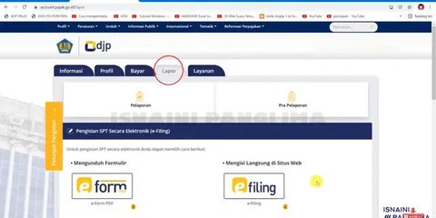 Lapor SPT Tahunan Pajak 2024 Tetap Pakai e-Filing (Foto: pajak.go.id)