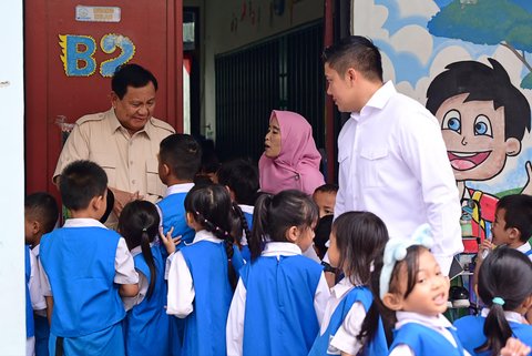 prabowo cek makan bergizi gratis di jakarta timur