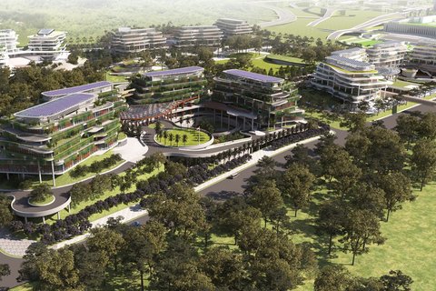 <p>Hutama Karya memperoleh kontrak pembangunan gedung dan kawasan Kantor Kementerian Koordinator (Kemenko) Bidang&nbsp;Perekonomian di Ibu Kota Nusantara (IKN) Nusantara senilai Rp 766 miliar. (Dok Hutama Karya)</p>