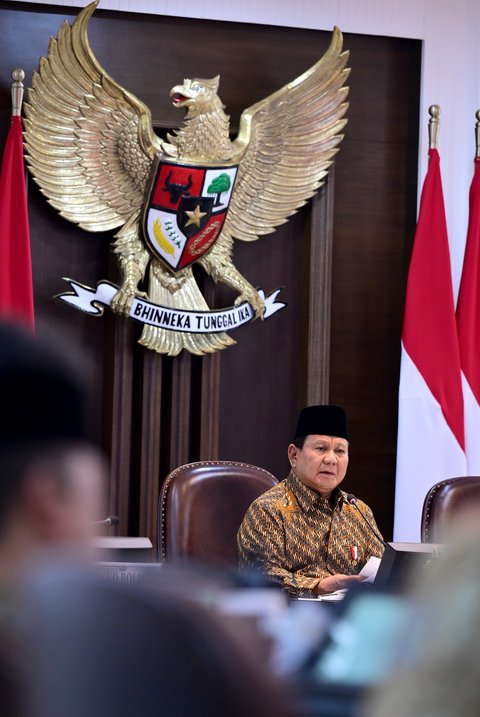 Prabowo-Gibran pimpin sidang kabinet perdana