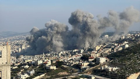 Kebrutalan Israel di Tepi Barat, Palestina.