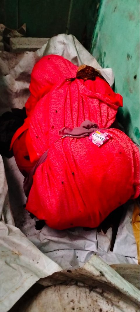 Warga Bantul Geger Jasad Terbungkus Kain Merah