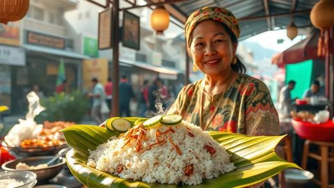 cara bikin nasi uduk Ilustrasi dibuat AI