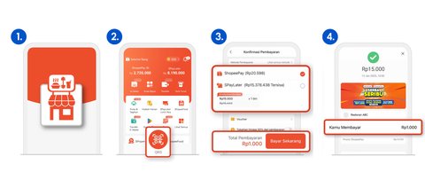 Cara Bayar Pakai QRIS untuk Promo ShopeePay Serba Seribu.