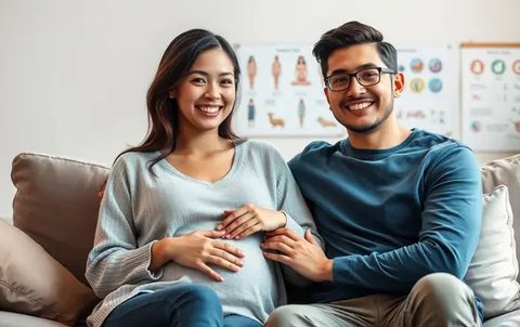 cara agar cepat hamil dalam waktu 1 minggu Ilustrasi dibuat AI