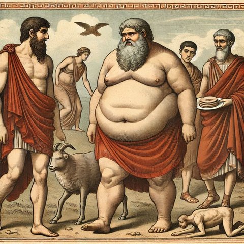 Ilustrasi Obesitas di Masa Lalu