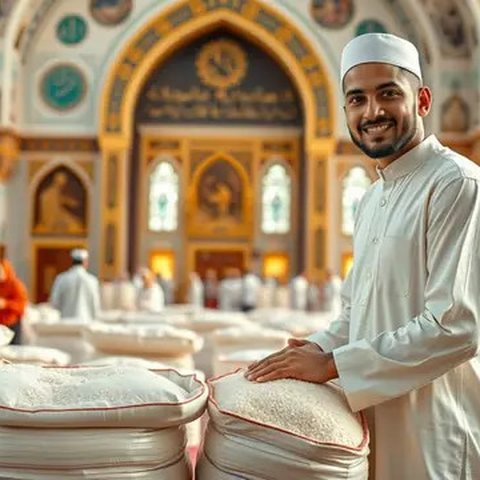 tujuan mengeluarkan zakat fitrah Ilustrasi dibuat AI