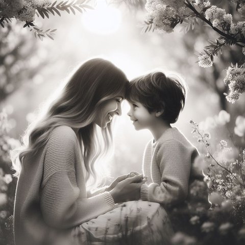 Ilustrasi Orangtua dan Anak