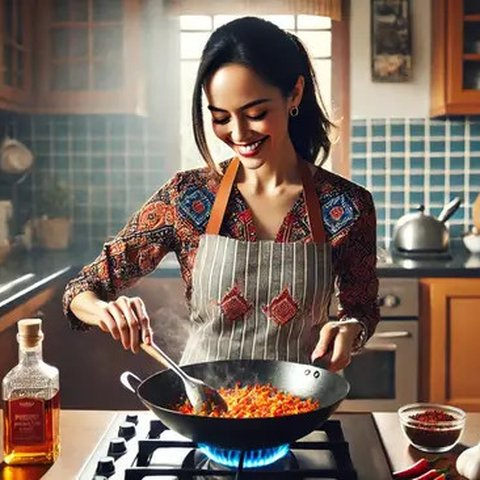 cara membuat sambal terong Ilustrasi dibuat AI