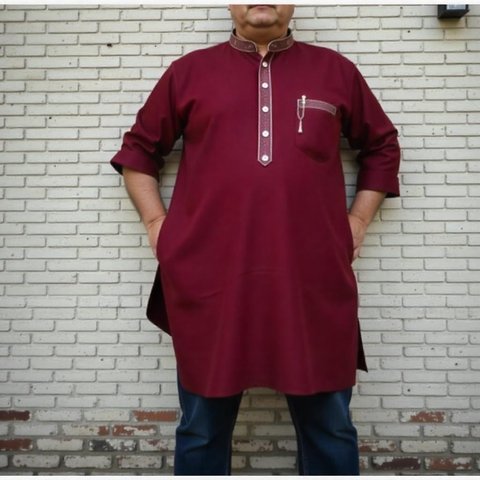 Model Baju Lebaran 2025 untuk Pria Gemuk