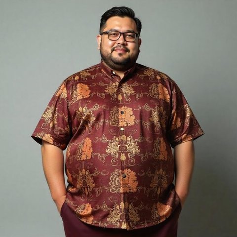 Model Baju Lebaran 2025 untuk Pria Gemuk