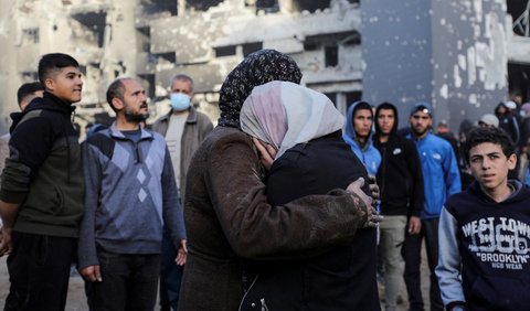 RS Al-Shifa di Jalur Gaza hancur total. REUTERS/Dawoud Abu Alkas