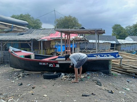 kapal nelayan rusak