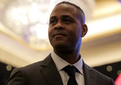 Patrick Kluivert saat dikenalkan sebagai pelatih baru Timnas Indonesia (c) Bagaskara Lazuardi
