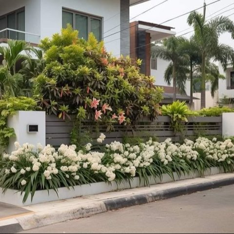 22 Desain Taman Depan Rumah yang Minimalis di Lahan Sempit, Bikin Rumah Jadi Lebih Estetik