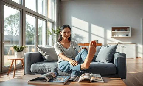 cara menghilangkan kesemutan di kaki Ilustrasi dibuat AI