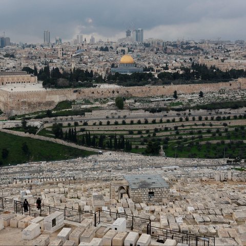 Kompleks Masjid Al Aqsa di Yerusalem. REUTERS/Ammar Awad