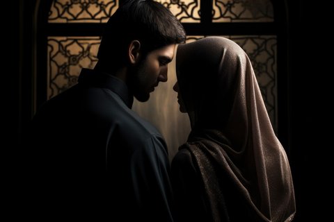 Pasangan Muslim Romantis