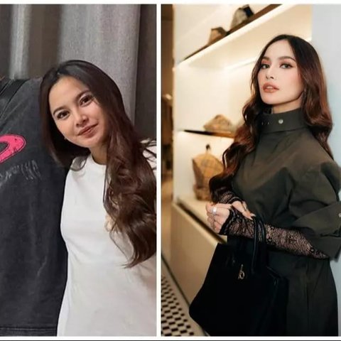 Perbandingan Wajah Bare Face vs Makeup Mahalini