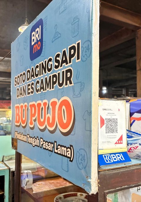 QRIS di Soto Daging Sapi Bu Pujo Pasar Beringharjo