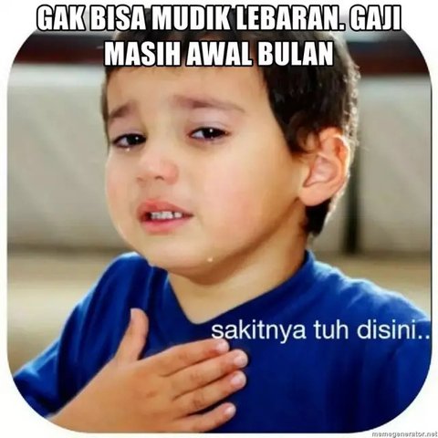 Meme Mudik Lebaran yang Bikin Ngakak